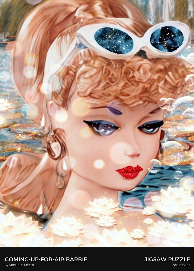 Coming-Up-For-Air Barbie - Jigsaw Puzzle