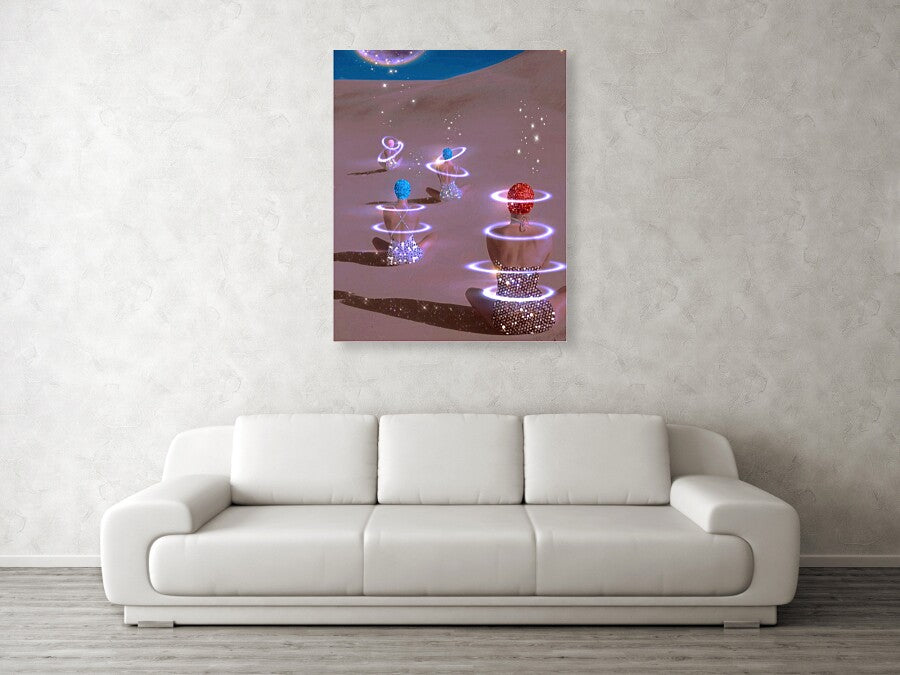 Caught In a Moonbeam - Metal Print