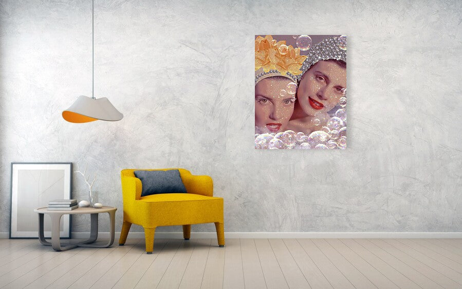 Bubbles Up - Metal Print