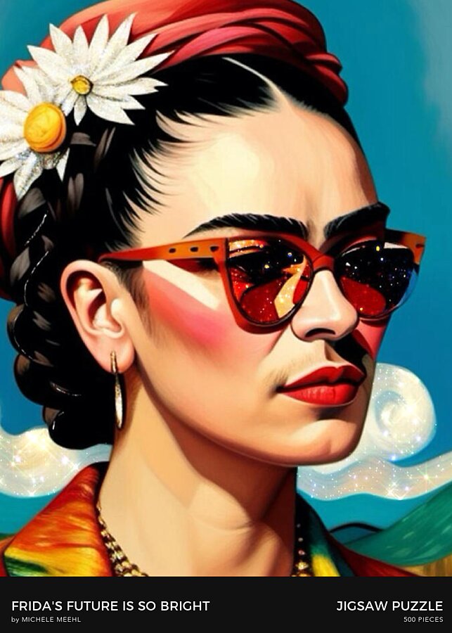 Frida's Future Is SO Bright - Jigsaw Puzzle