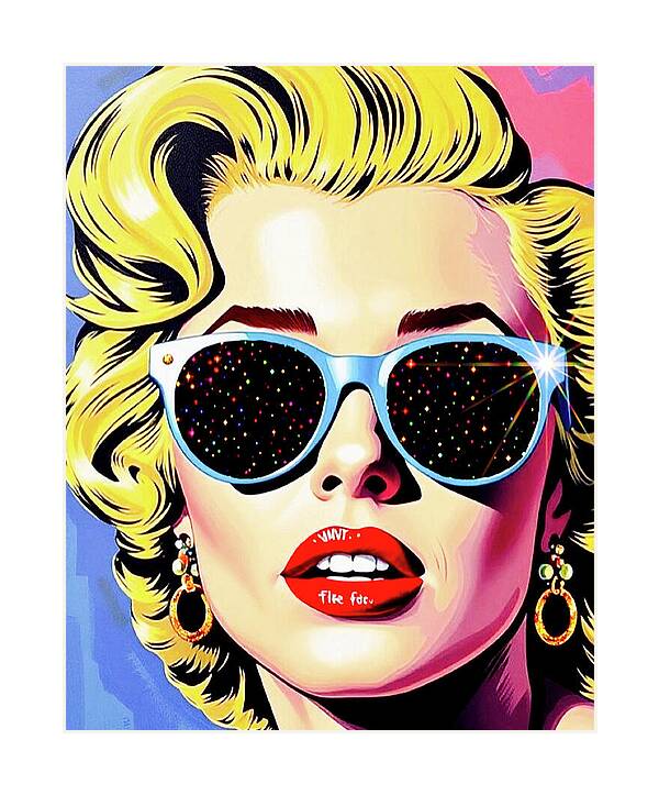 Stars In Her Eyes - Vertical Art Print