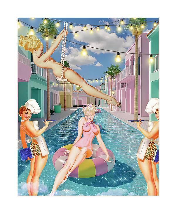 Motel California - Vertical Art Print