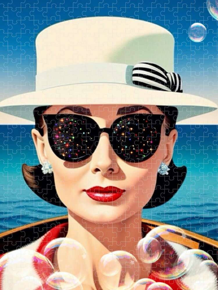 Audrey Afloat - Jigsaw Puzzle