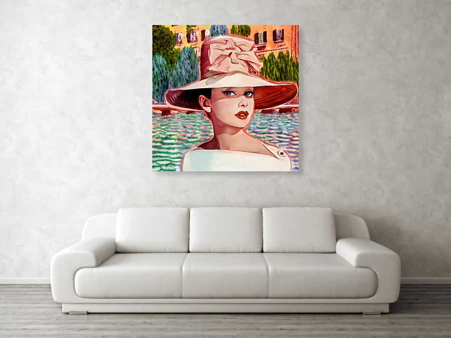 Audrey In Paris - Metal Print