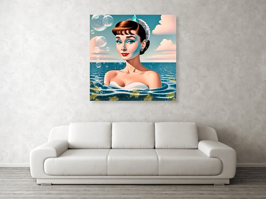 Audrey Of The Sea - Acrylic Print