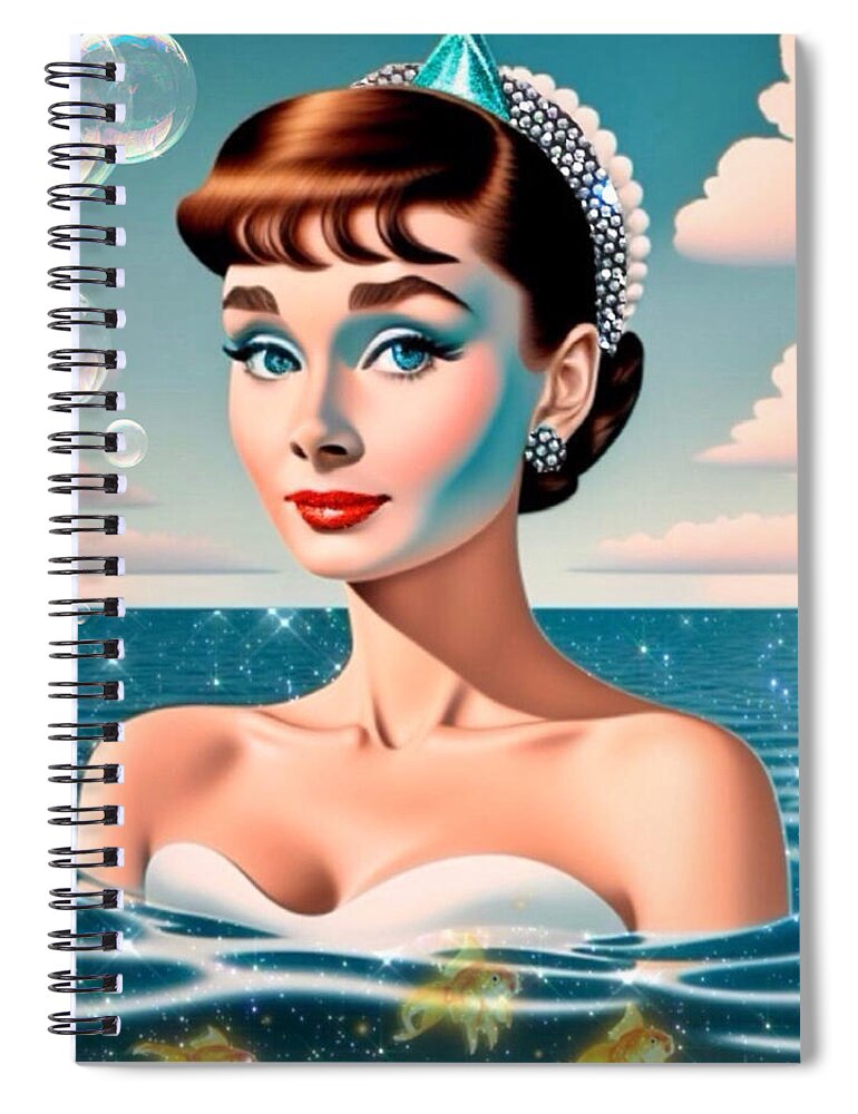 Audrey Of The Sea - Spiral Notebook