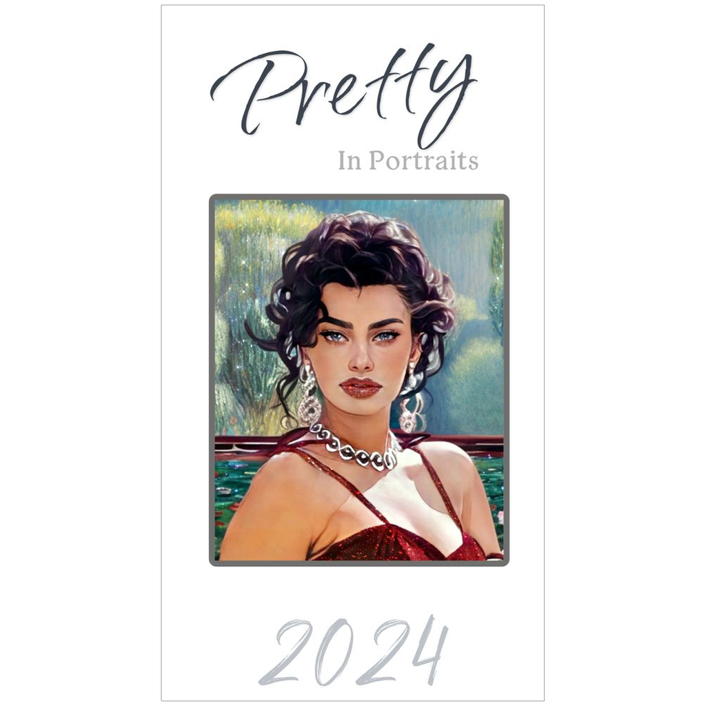 Pretty In Portraits - 2024 Wall Calendar