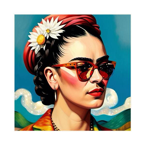 Frida's Future Is SO Bright - Square Art Print