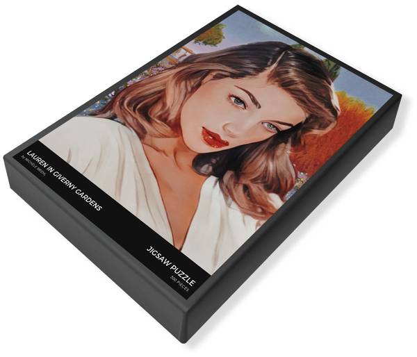 Lauren In Giverny Gardens - Jigsaw Puzzle