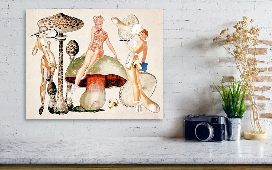 Putting The FUN in FUNGI! - Metal Print