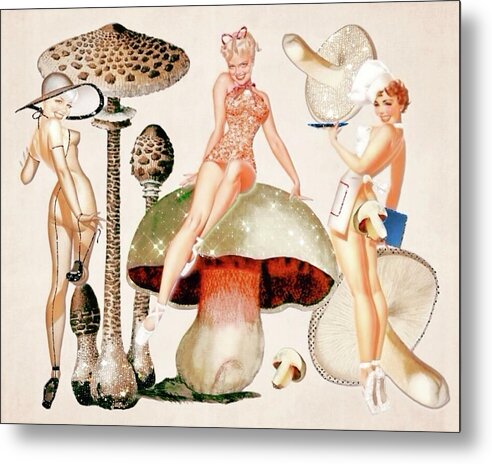 Putting The FUN in FUNGI! - Metal Print