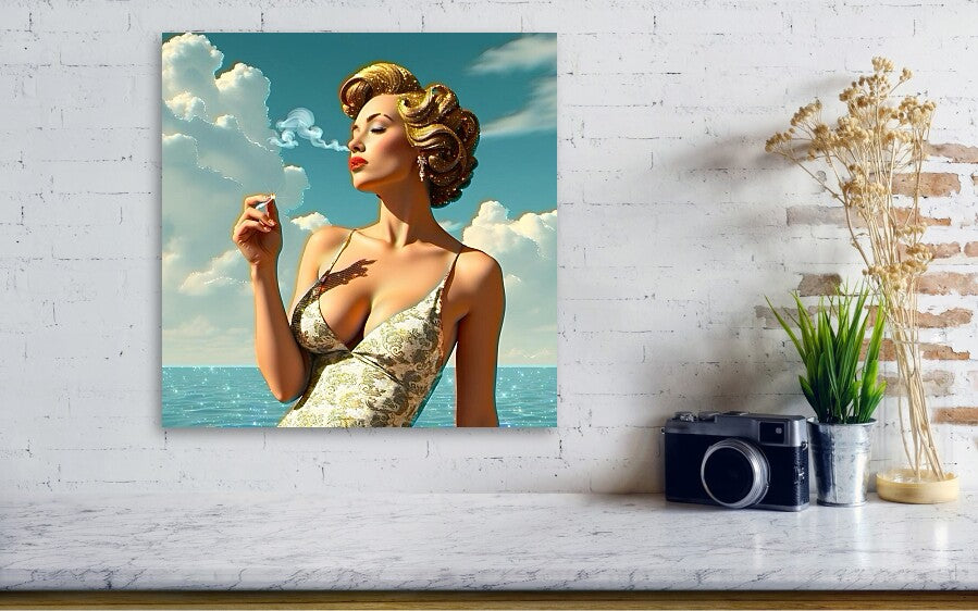 Nose Hit - Metal Print