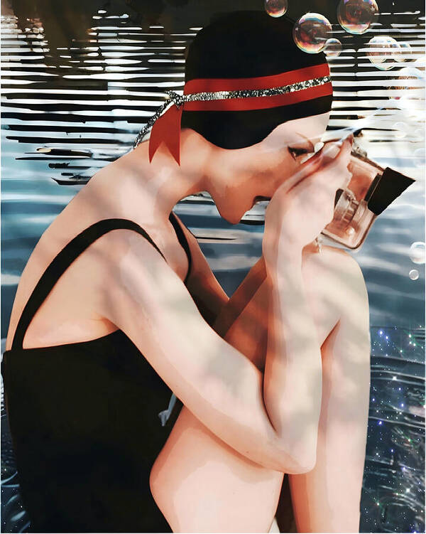 Off-Screen - Vertical Art Print
