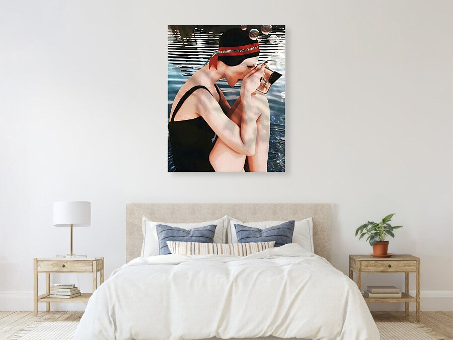 Off-Screen - Metal Print