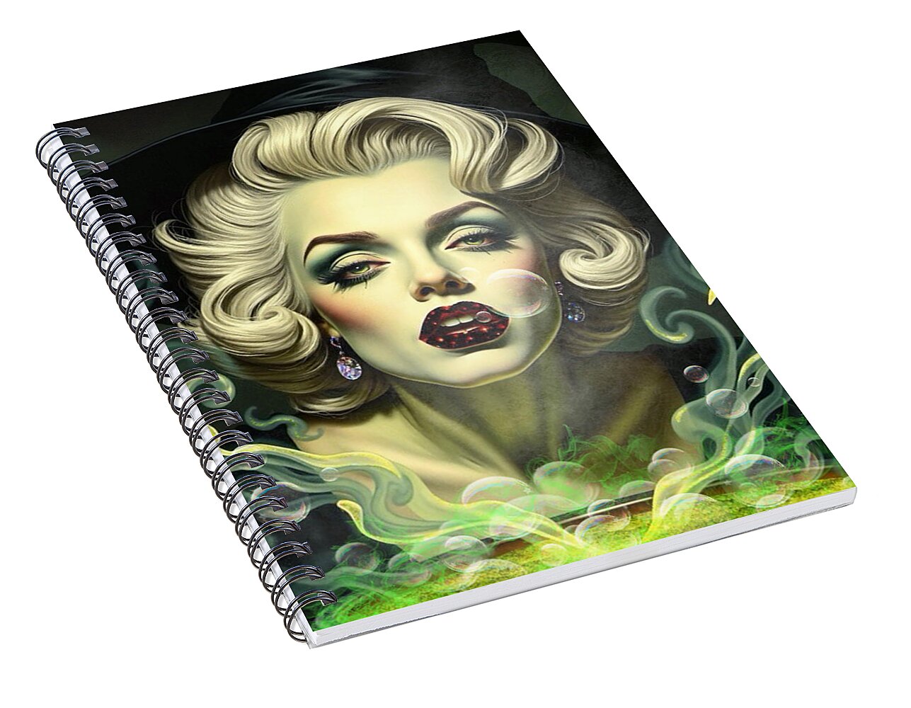 She's Intoxicating - Halloween Spiral Notebook