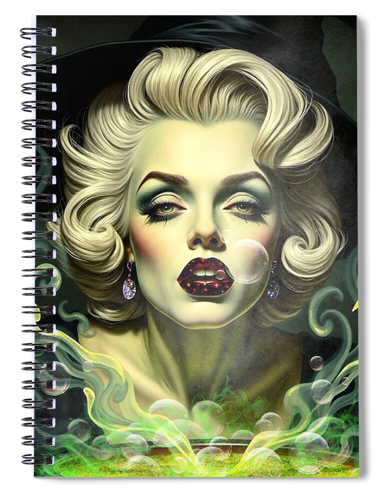 She's Intoxicating - Halloween Spiral Notebook
