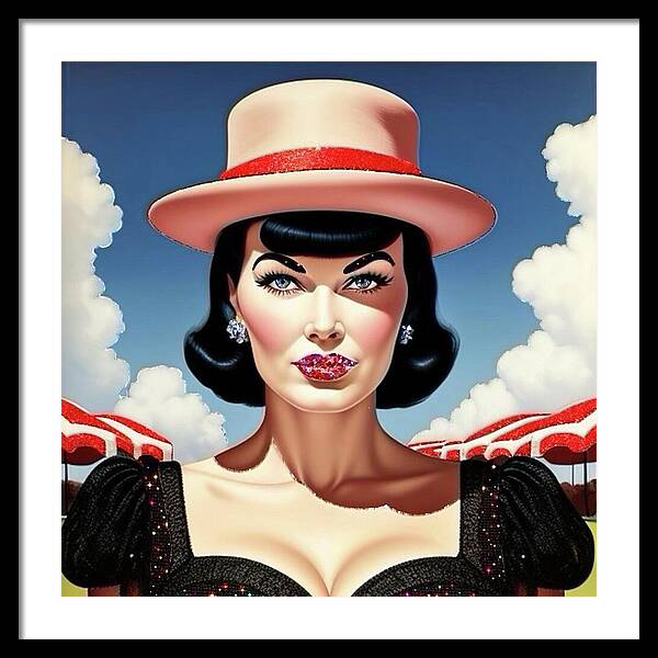She's a Thing of Beauty - Framed Print