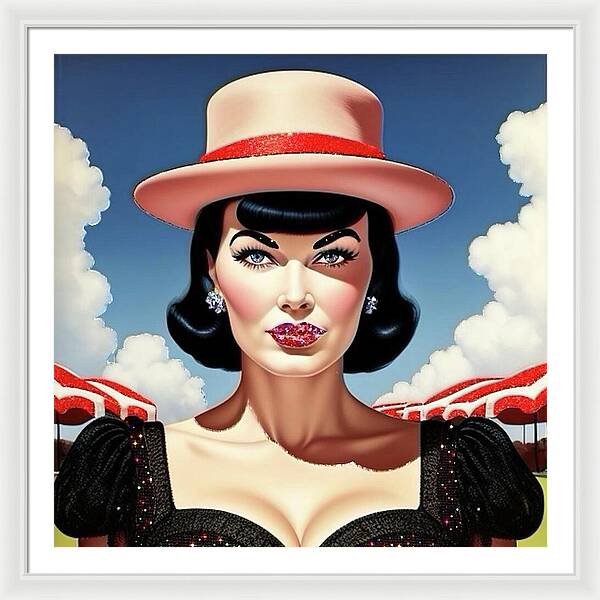 She's a Thing of Beauty - Framed Print