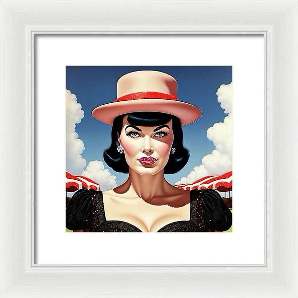 She's a Thing of Beauty - Framed Print