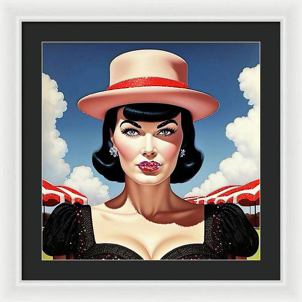 She's a Thing of Beauty - Framed Print