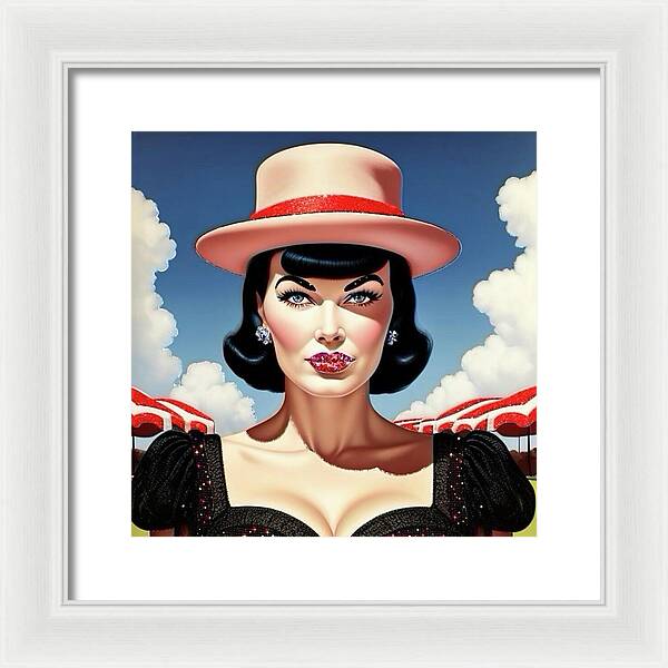 She's a Thing of Beauty - Framed Print