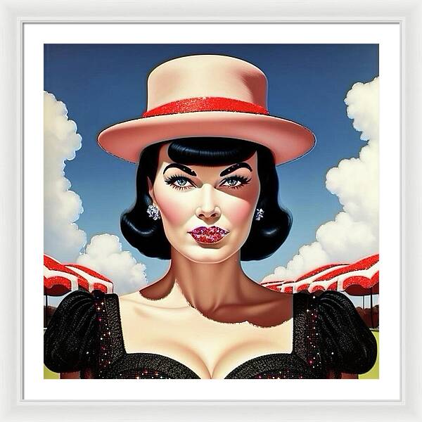 She's a Thing of Beauty - Framed Print