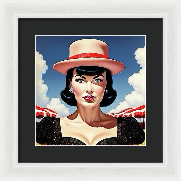 She's a Thing of Beauty - Framed Print