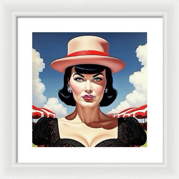 She's a Thing of Beauty - Framed Print