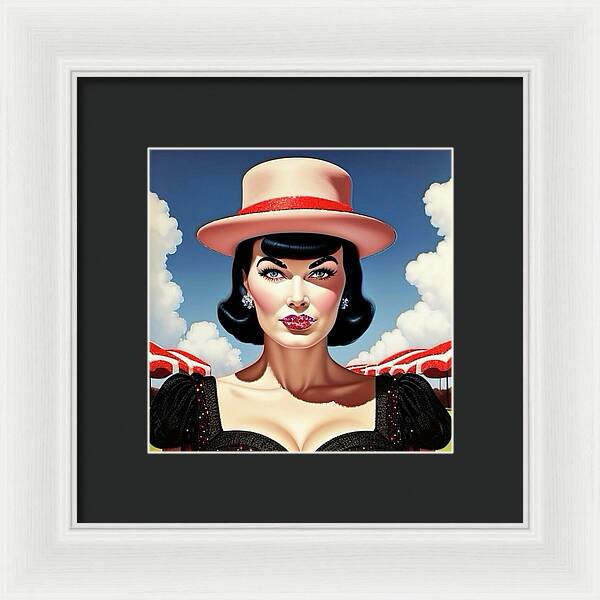 She's a Thing of Beauty - Framed Print