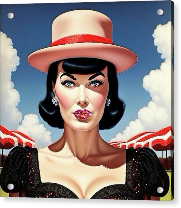 She's a Thing of Beauty - Acrylic Print