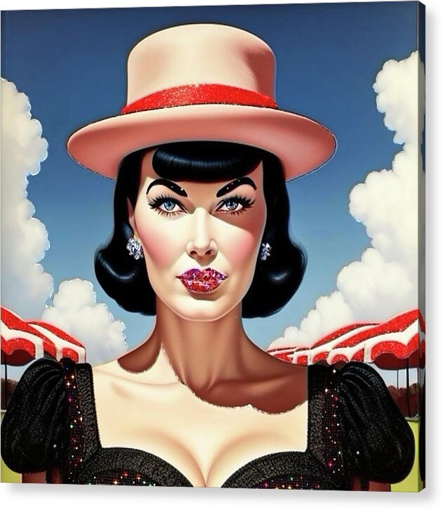 She's a Thing of Beauty - Acrylic Print