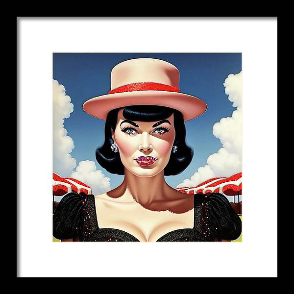 She's a Thing of Beauty - Framed Print