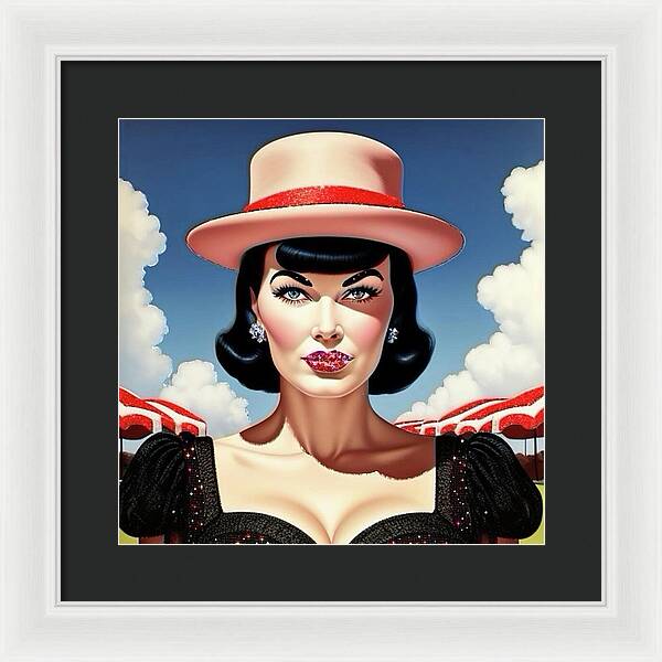 She's a Thing of Beauty - Framed Print