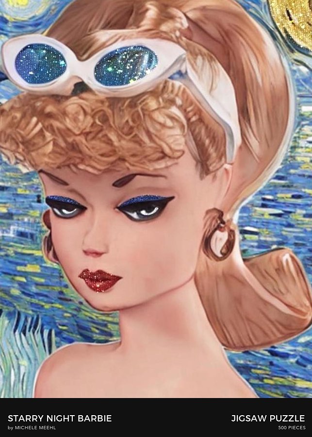 Starry Night BarBie - Jigsaw Puzzle