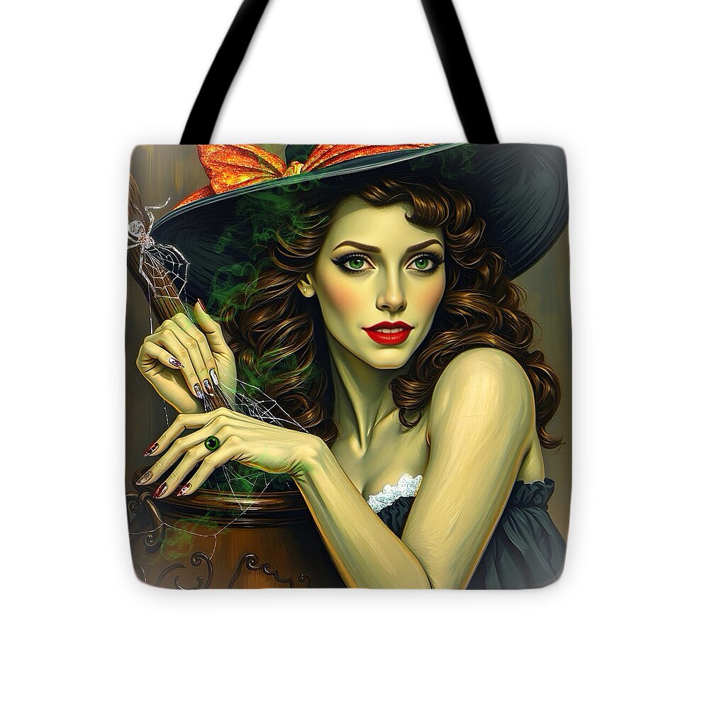 Stirring The Pot - Halloween Tote Bag