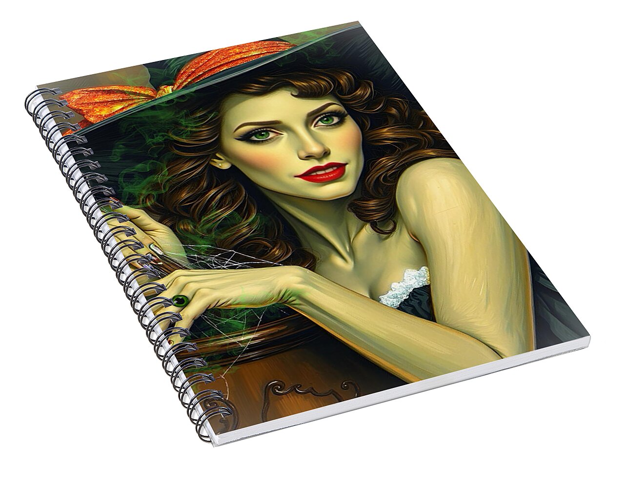 Stirring The Pot - Halloween Spiral Notebook