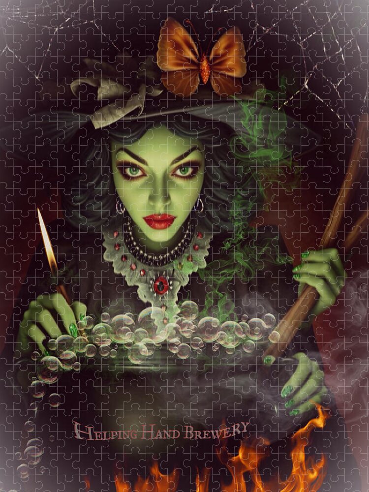 The Helping Hand Brew-Mistress - Halloween Puzzle