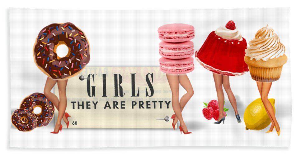 Girls They Are Pretty - Beach Towel