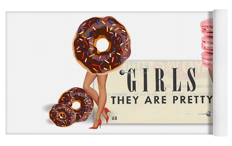Girls They Are Pretty v2 - Yoga Mat