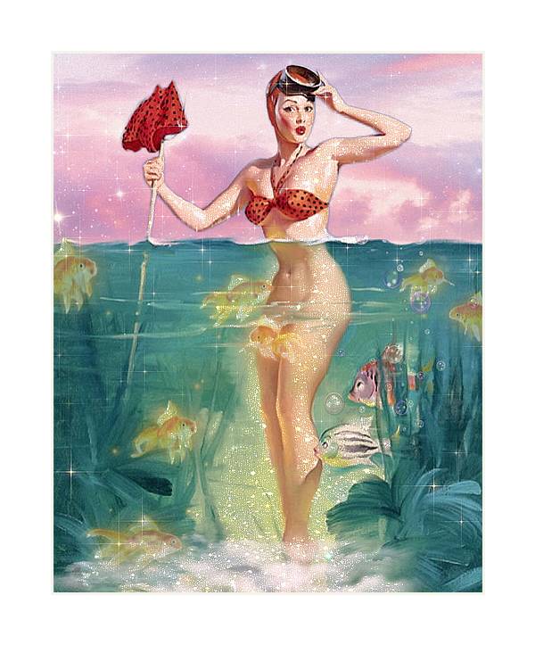 Go Fish - Vertical Art Print