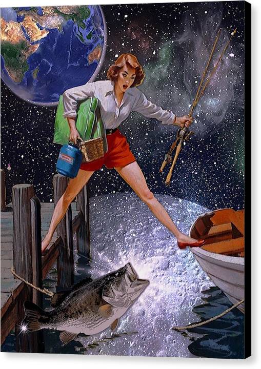 It All Started With A Big Bass - Canvas Print