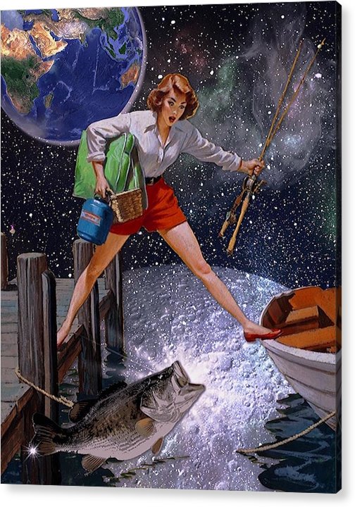 It All Started With A Big Bass - Acrylic Print