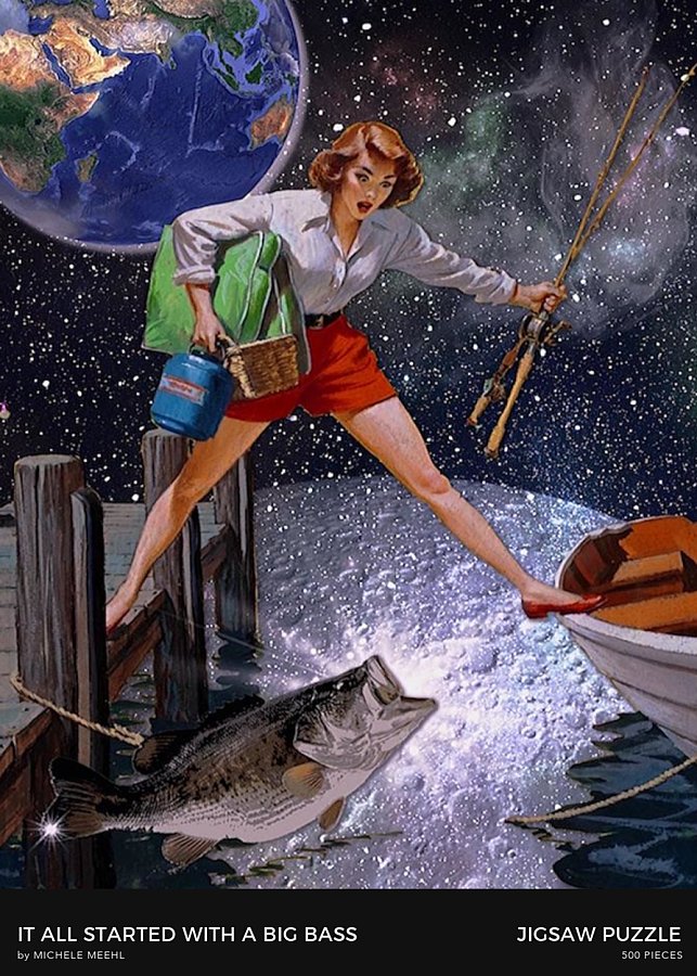 It All Started With A Big Bass - Jigsaw Puzzle