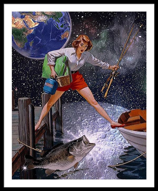 It All Started With A Big Bass - Framed Print