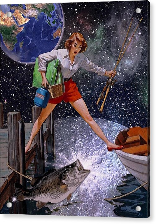 It All Started With A Big Bass - Acrylic Print