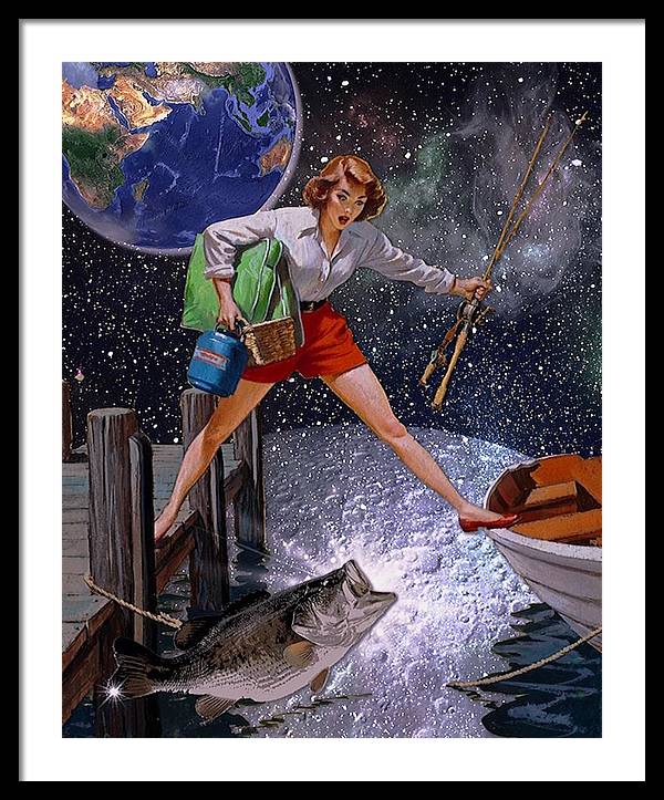 It All Started With A Big Bass - Framed Print