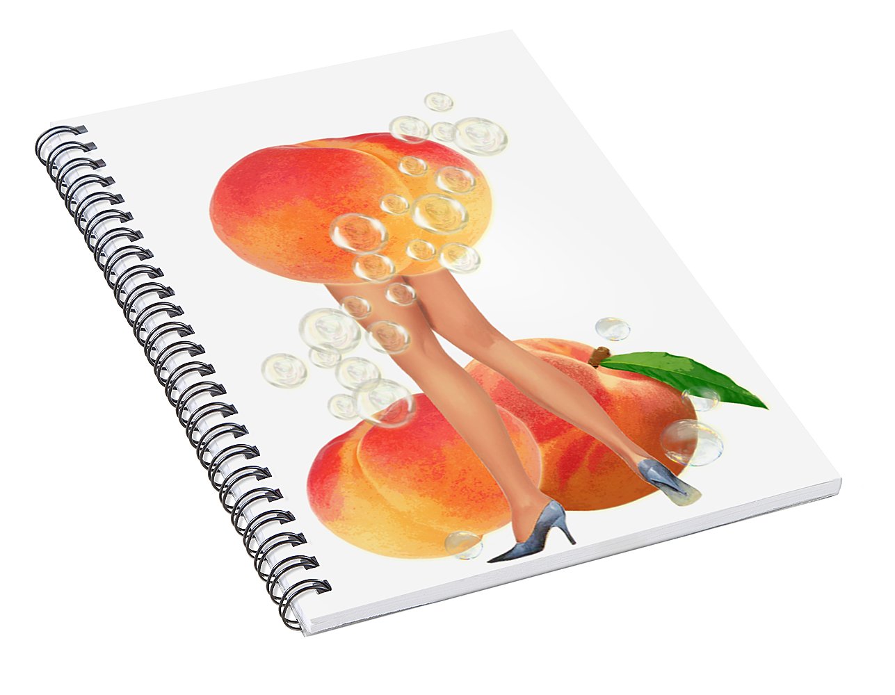 Just Peachie - Spiral Notebook