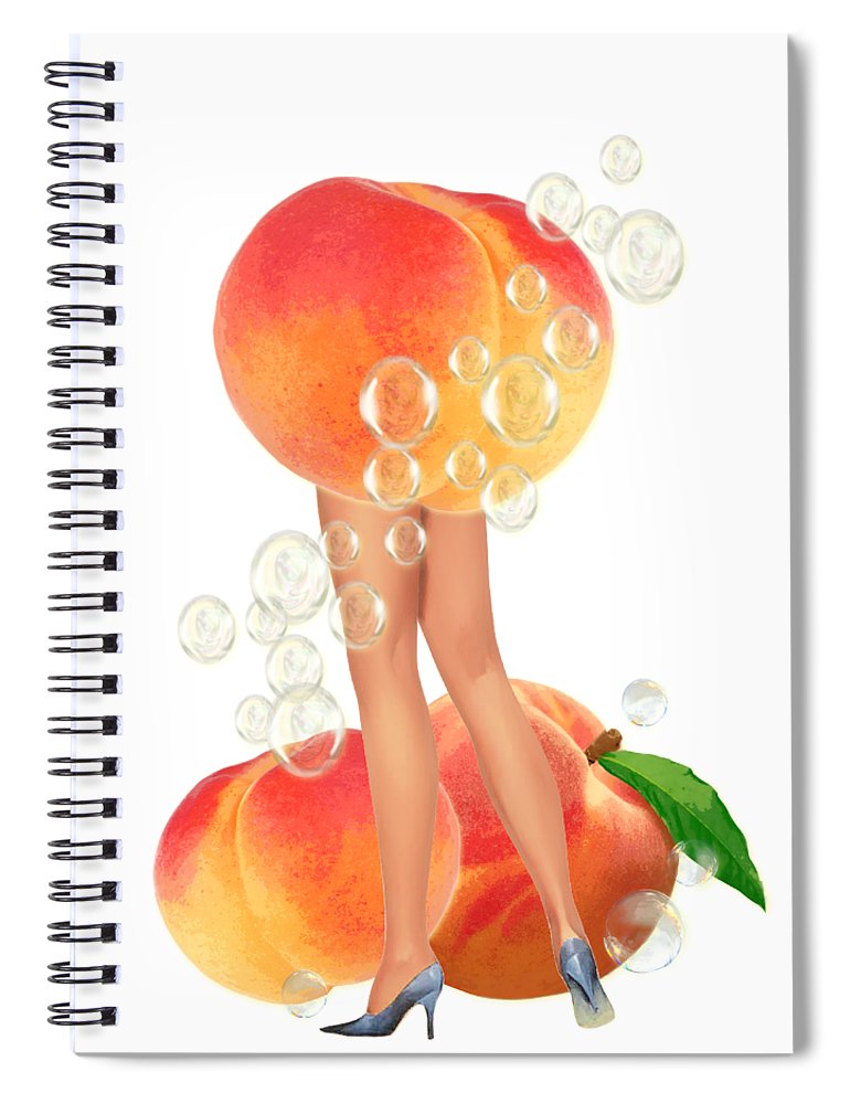 Just Peachie - Spiral Notebook