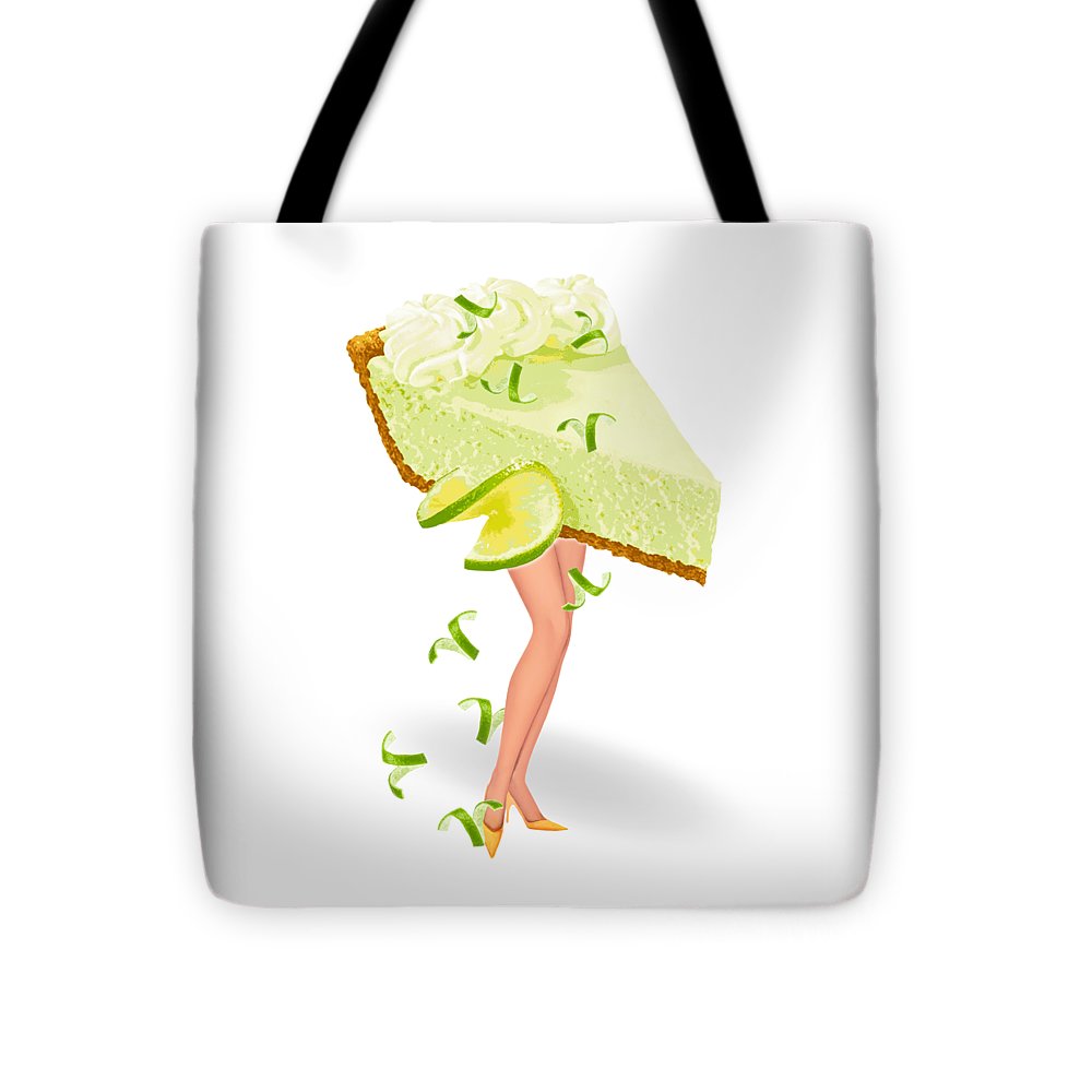 She Wore a Lime Chiffon Pie - Tote Bag
