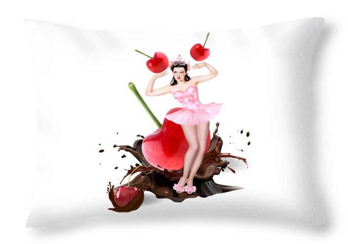 Queen Anne's Cherry - Throw Pillow
